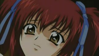 Horny ladies get off on hentai news with a sexy squirt from their lesbian lovers.