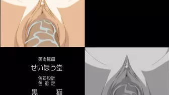 Horny ladies get off on hentai news with a sexy squirt from their lesbian lovers.