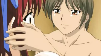 Horny ladies get off on hentai news with a sexy squirt from their lesbian lovers.