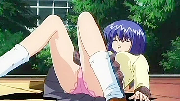 Momiji, a petite anime schoolgirl, is sexually assaulted in her school locker room.