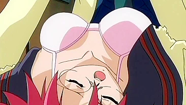 Momiji, a petite anime schoolgirl, is sexually assaulted in her school locker room.