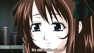 Horny hentai teenagers engage in steamy sex at a public spring.