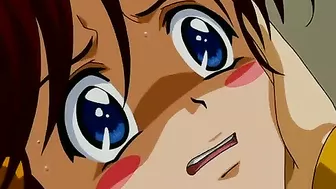 Hentai anime teen with tight pussy ravaged by tentacles.