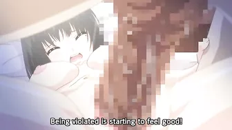 Hentai video - petite schoolgirl with dildo in ass gets fucked by teacher.