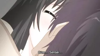 Hentai video - petite schoolgirl with dildo in ass gets fucked by teacher.