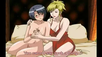 Hentai Milf Mansion 1 - Two horny milfs lick each other's pussy in a hot threesome.