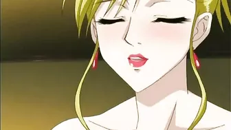 Hentai Milf Mansion 1 - Two horny milfs lick each other's pussy in a hot threesome.