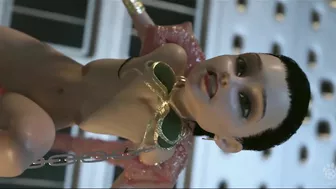 Jabba the Hutt sexually enslaves and violates Princess Leia with his tentacles in a graphic hentai scene.