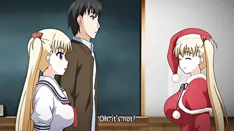 Hentai video featuring a cute anime girl being taken by her demon father until she pees.