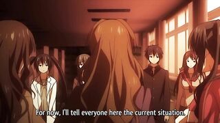 Hentai alien tentacles violate schoolgirl bodies in a deadly XXX scene.