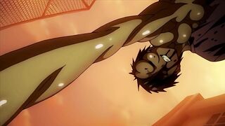 Hentai alien tentacles violate schoolgirl bodies in a deadly XXX scene.
