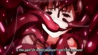 Hentai alien tentacles violate schoolgirl bodies in a deadly XXX scene.