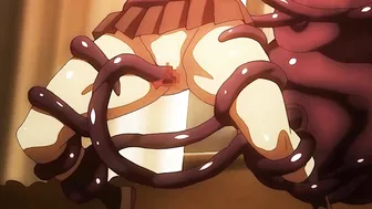 Hentai alien tentacles violate schoolgirl bodies in a deadly XXX scene.