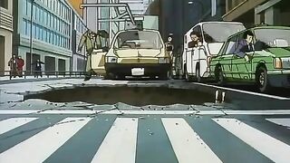 A college girl assassin in an old-school hentai film takes down a gangster.