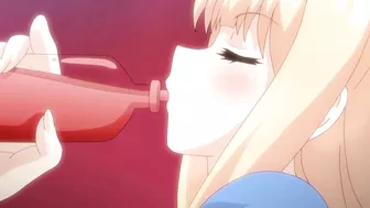 Alice was sexually assaulted by a perverted caterpillar in a hentai fairytale game.