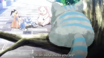 Alice was sexually assaulted by a perverted caterpillar in a hentai fairytale game.