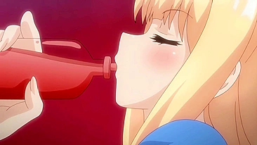 Alice was sexually assaulted by a perverted caterpillar in a hentai fairytale game.