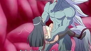 Hentai tentacle monsters attack a magical school and have sex with the students.