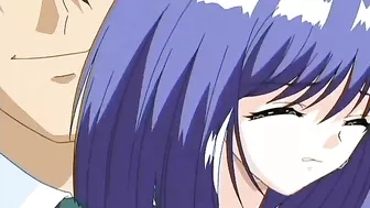 Momiji, a passive schoolgirl in hentai anime, loses her virginity to a lothario.