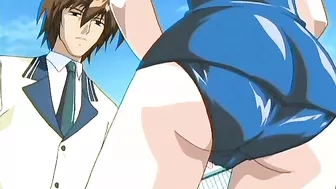 Momiji, a passive schoolgirl in hentai anime, loses her virginity to a lothario.