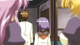 Momiji, a passive schoolgirl in hentai anime, loses her virginity to a lothario.