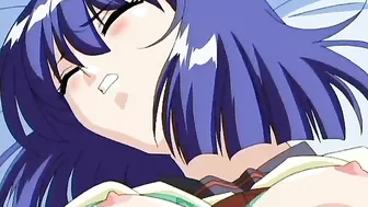 Momiji, a passive schoolgirl in hentai anime, loses her virginity to a lothario.