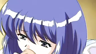 Momiji, a passive schoolgirl in hentai anime, loses her virginity to a lothario.