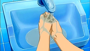 A cute teen schoolgirl gets fingered on a train by a stranger.