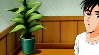 Schoolgirl gets fingered by pervy anime guy in public.