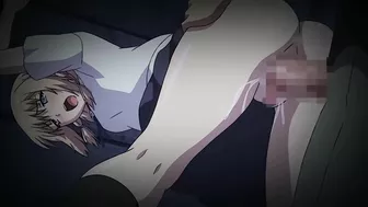 Re-written sentence - Hentai video shows a police officer using his baton to fuck a schoolgirl.