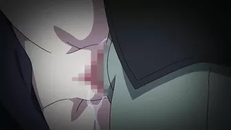 Re-written sentence - Hentai video shows a police officer using his baton to fuck a schoolgirl.