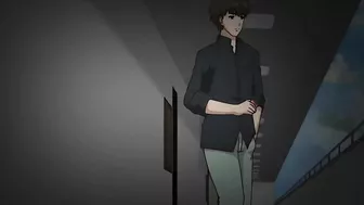 Re-written sentence - Hentai video shows a police officer using his baton to fuck a schoolgirl.