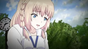 Re-written sentence - Hentai video shows a police officer using his baton to fuck a schoolgirl.