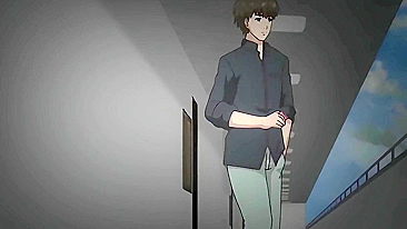 Re-written sentence - Hentai video shows a police officer using his baton to fuck a schoolgirl.