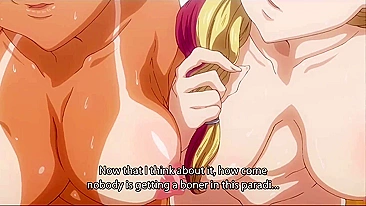 Hentai beach trip with naughty schoolgirls satisfying perverted desires.
