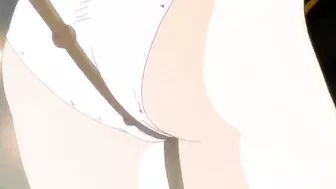 A kinky succubus dominates a handcuffed cop with a demonic sex toy in an erotic scene from a hentai porn video. A kinky succubus dominates a handcuffed cop with a demonic sex toy in an erotic scene from a hentai porn video.