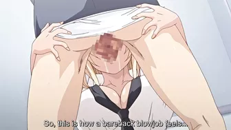 Hypnotic bitchy schoolgirl succumbs to dick-sucking in a steamy bathroom.