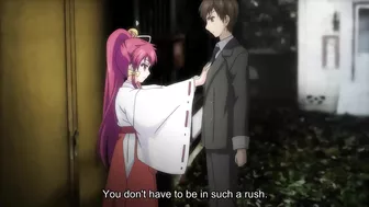 Hentai video - Shaku Kei Another 1 - Senpai fucks virgin with a hard dick.