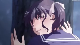 She's a perverted girlfriend who loves to masturbate in public.