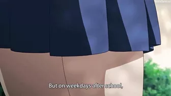 She's a perverted girlfriend who loves to masturbate in public.