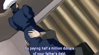 Son masturbates as he watches his father have sex with a hentai maid.