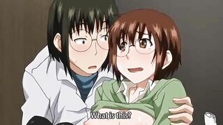 Hentai video - Virgin teen's soaking wet pussy is relentlessly fucked in school bathroom.