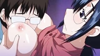 Hentai video - Virgin teen's soaking wet pussy is relentlessly fucked in school bathroom.