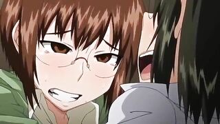 Hentai video - Virgin teen's soaking wet pussy is relentlessly fucked in school bathroom.
