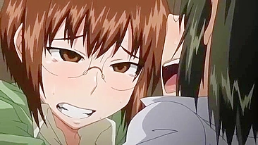 Hentai video - Virgin teen's soaking wet pussy is relentlessly fucked in school bathroom.