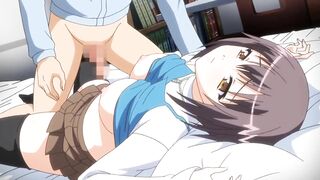 Blood-related incestuous sex with a bound and horny teen in an animated hentai video.