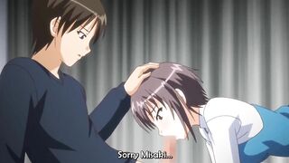 Blood-related incestuous sex with a bound and horny teen in an animated hentai video.