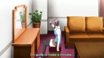 Blood-related incestuous sex with a bound and horny teen in an animated hentai video.