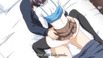 Blood-related incestuous sex with a bound and horny teen in an animated hentai video.