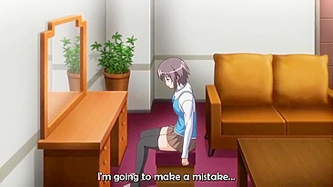 Blood-related incestuous sex with a bound and horny teen in an animated hentai video.